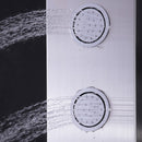 47" Stainless Shower Panel with Massage Jets Hand Shower 