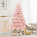 6-7 Feet Artificial Christmas Tree Hinged Full Fir Tree-7 ft