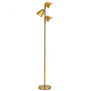 64" 3-Light LED Floor Lamp Reading Light for Living Room Bedroom - Golden