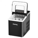 Portable Countertop Ice Maker Machine with Scoop-Black