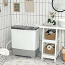 2-in-1 Portable Washing Machine and Dryer Combo-Gray