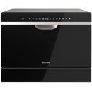 6 Place Setting Countertop or Built-in Dishwasher Machine with 5 Programs