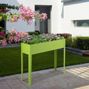 40" x 13" Outdoor Elevated Garden Plant Flower Bed