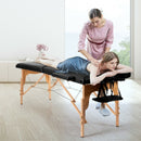 Portable Adjustable Facial Spa Bed  with Carry Case-Black