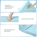 4" Gel Injection Memory Foam Mattress Top Ventilated Mattress Double Bed-King Size