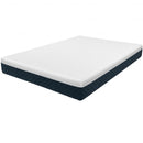 10 Inch Hybrid Mattress Plush Gel Infused Memory Foam Bamboo Charcoal-Queen Size