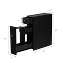 Black Bathroom Cabinet Space Saver Storage Organizer