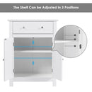 Free Standing Bathroom Storage Cabinet with Large Drawer