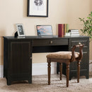 59" Computer Desk with Drawers & Storage Cabinet-Brown