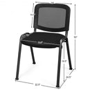 Set of 5 Mesh Back Office Conference Chairs