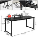 63 inch Gaming Desk with Monitor Shelf Tablet Board