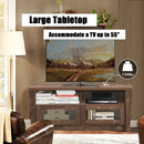 TV Stand Entertainment Center with 2 Shelves