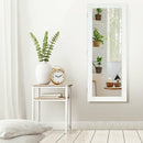 Wall Mounted Mirrored Storage Jewelry Cabinet