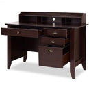 Computer Desk PC Laptop Writing Table Workstation -Brown