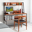 47" Computer Desk Writing Study Table Workstation-Coffee