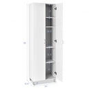 2-Door Kitchen Pantry Cupboard Tall Storage Cabinet