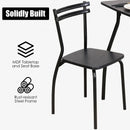 5 Pcs Dining Table Set with 4 Chairs