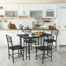 5 pcs Wood Rectangular Dining Table Set