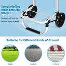 Folding Utility Shopping Trolley with Removable Bag-Blue