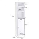 Bathroom Tower Storage Shelving Display Cabinet