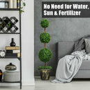 4 Feet Artificial Topiary Triple Ball Tree Plant