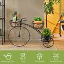 Tricycle Plant Stand Flower Pot Cart Holder in Parisian Style