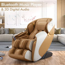 Full Body Zero Gravity Massage Chair Recliner with SL Track-Coffee