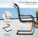 7 Pieces Patio Dining Furniture Set with Rustproof Frame