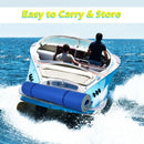 9' x 6' 3 Layer Floating Water Pad Foam Mat -Blue