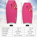 Lightweight Bodyboard Surfing with Leash EPS Core Boarding IXPE-M
