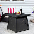 30” Square Propane Gas Fire Table with Waterproof Cover