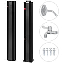 Outdoor Solar Heating 7.2 Ft Adjustable Shower Head