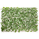 3 Pcs Retractable Artificial Leaf Faux Ivy Privacy Fence Screen Expandable