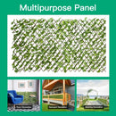 3 Pcs Retractable Artificial Leaf Faux Ivy Privacy Fence Screen Expandable