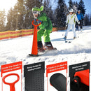 1-Rider Snow Scooter with Grip Handle-Red