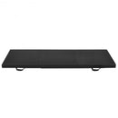6' x 2' Exercise Tri-Fold Gymnastics Mat w- Carrying Handles-Black