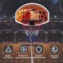 Wall Mounted Fan Backboard with Basketball Hoop and Rim