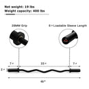 48" Phosphate Steel Fitness Equipment Bar