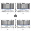 12-14 ft Trampoline Bounce Jump Combo with Spring Pad-14'