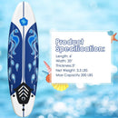 6' Surf Foamie Boards Surfing Beach Surfboard-White