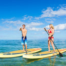 Inflatable Stand Up Paddle Board Surfboard with Bag Aluminum Paddle and Hand Pump-M