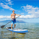 10.5 Feet Inflatable Stand Up Paddle Board with Carrying Bag and Aluminum Paddle-M
