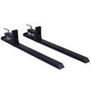 4000 lbs Capacity Skidsteer Tractor Chain Clamp Forks for Loader Bucket Tractor