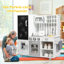 Wooden Pretend Cooking Food Set with Simulated Sound